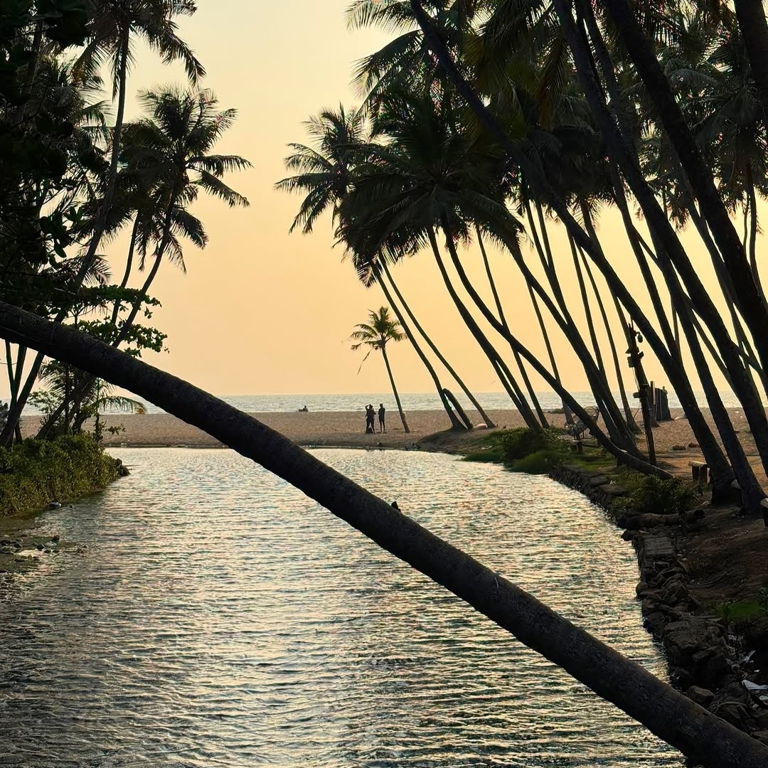 Alappuzha Beach Pier at Sunset